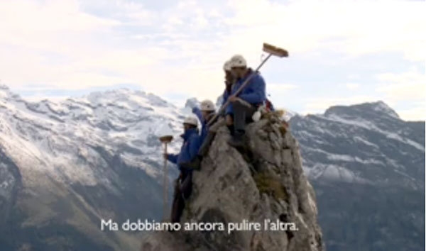 La Svizzera pulisce le sue montagne