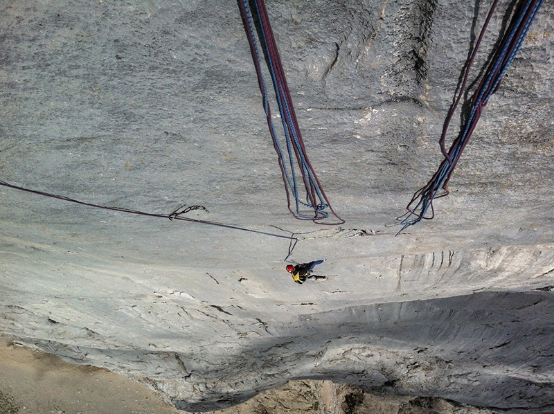 Manolo, Via Attraverso il Pesce, Marmolada, Dolomites