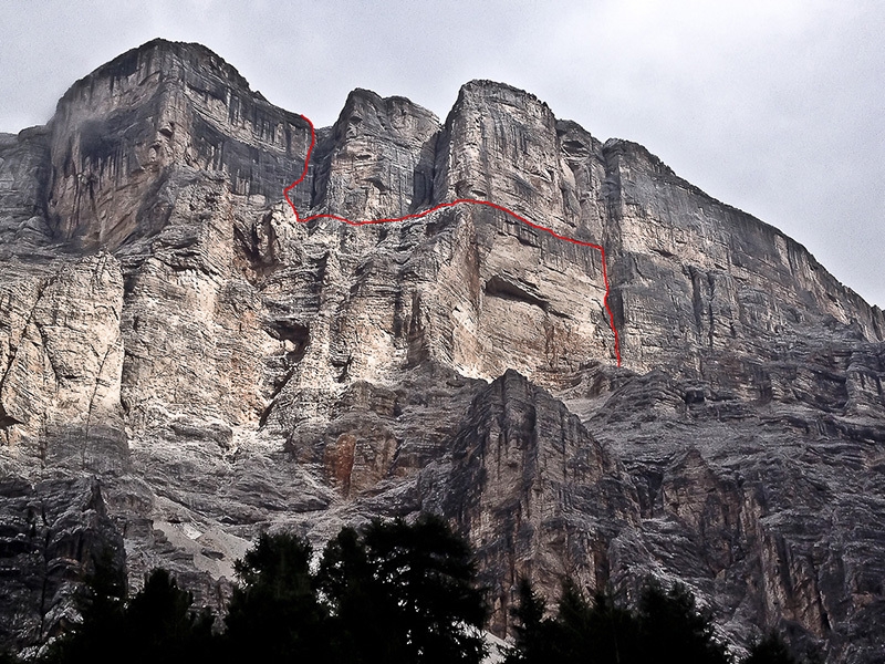 Hansjörg Auer, Mephisto, Sass de la Crusc, Dolomites