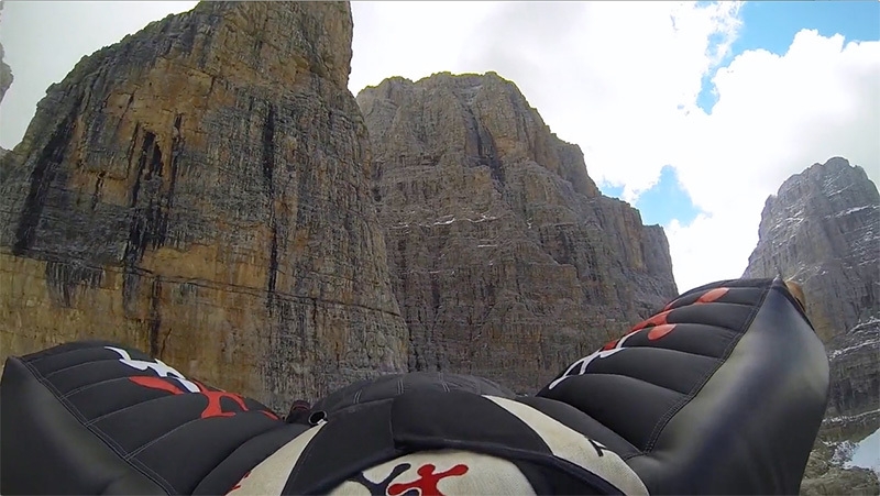 Campanile Basso: first ever Base Jump by Maurizio di Palma
