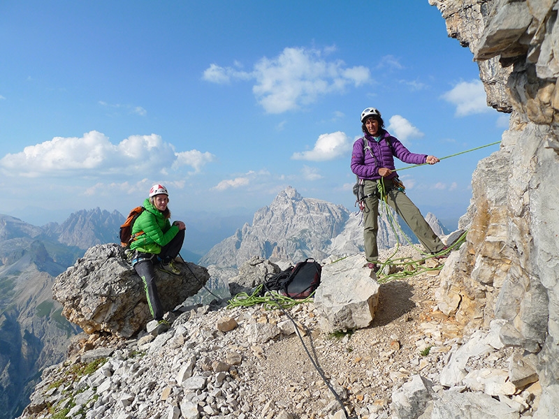 Maja Vidmar in Dolomiti