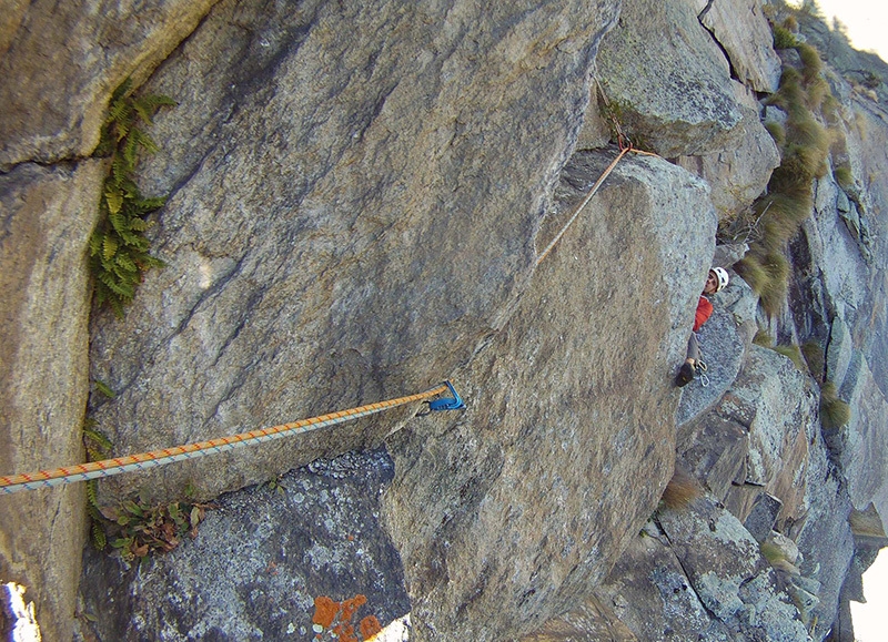 Valle dell'Orco, Parete dei Falchi, Maurizio Oviglia