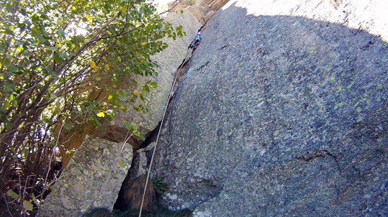 Valle dell'Orco, Parete dei Falchi, Maurizio Oviglia