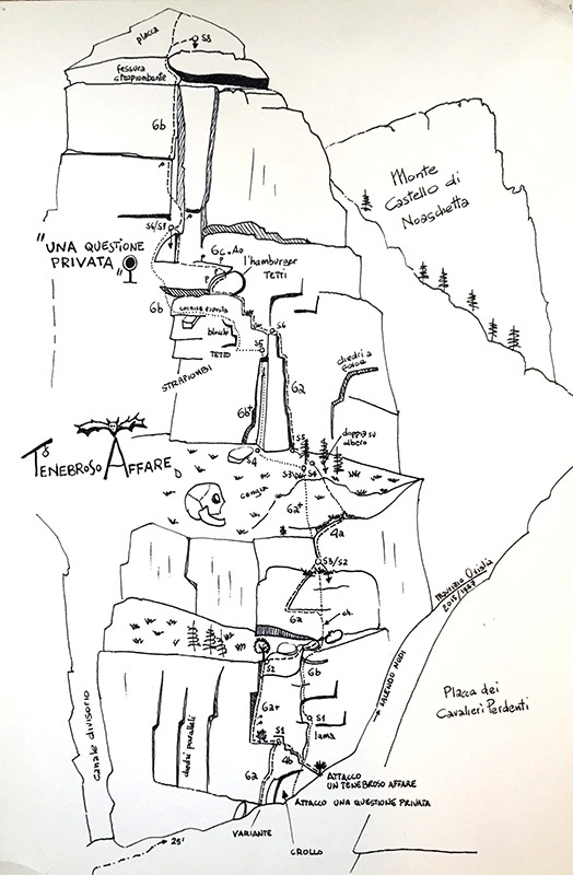 Valle dell'Orco, Parete dei Falchi, Maurizio Oviglia