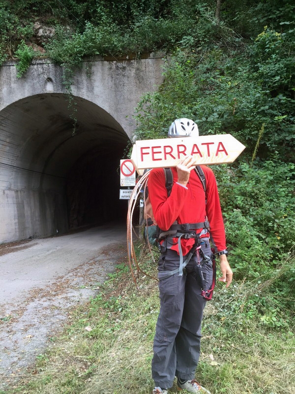 Via ferrata del Vajont, via ferrata della Memoria