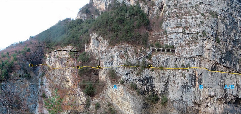 Via ferrata del Vajont, via ferrata della Memoria