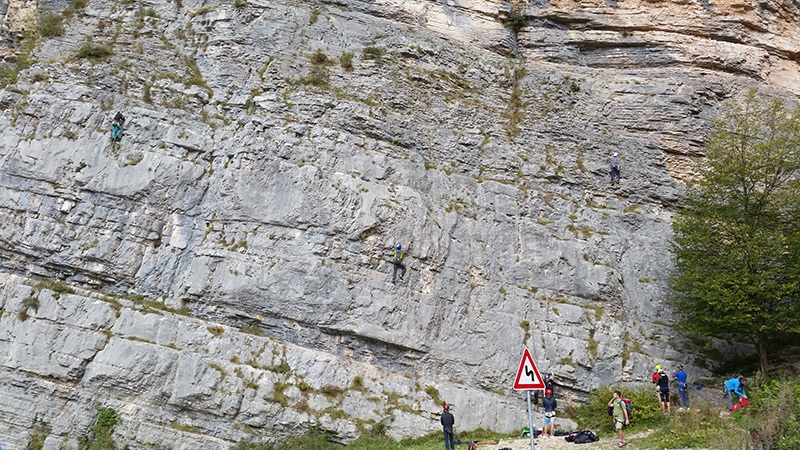 Via ferrata del Vajont, via ferrata della Memoria