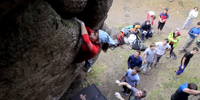 Stolby boulder Siberia