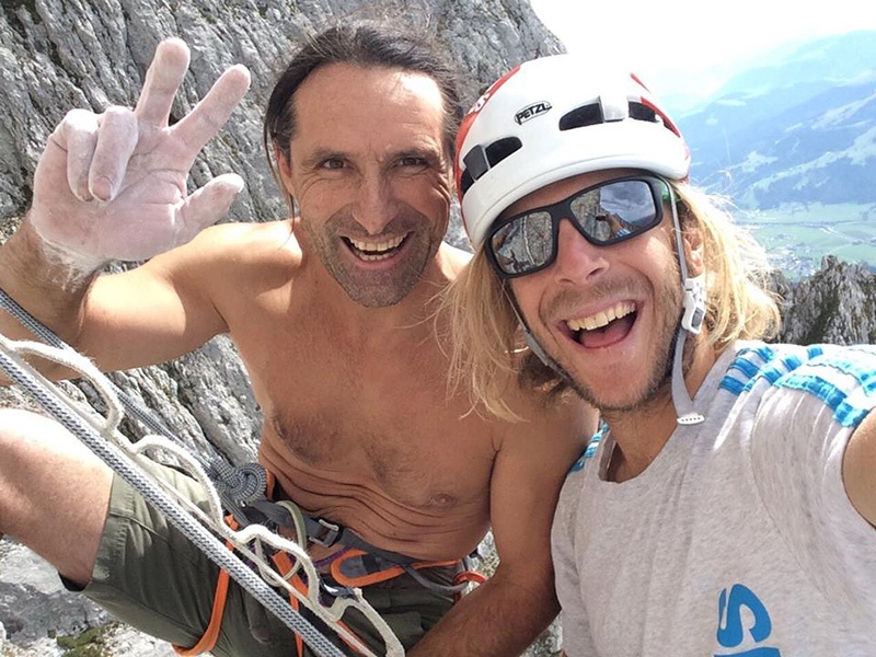 Maukspitze Wilder Kaiser, Alexander Huber Südwind