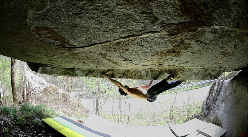 Niccolò Ceria, Gaby bouldering in Valle d'Aosta