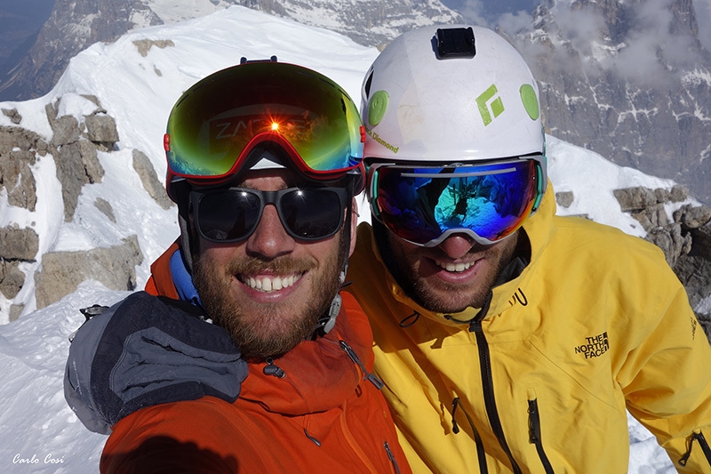 Antelao, Dolomiti, Canalone Oppel, Carlo Cosi, Giovanni Zaccaria