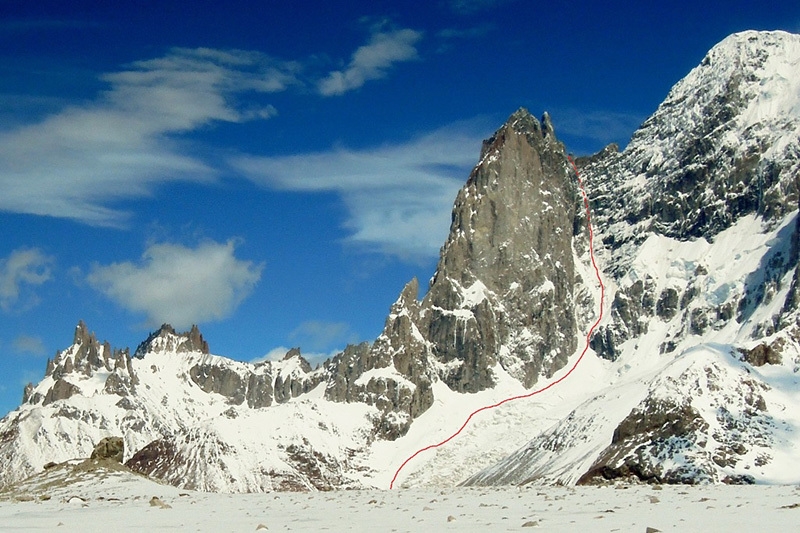 Cerro San Lorenzo, Patagonia, Dejan Koren, Boštjan Mikuž, Rok Kurinčič, Domen Petrovčič, Domen Kastelic