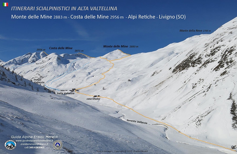 Monte delle Mine, Alta Valtellina