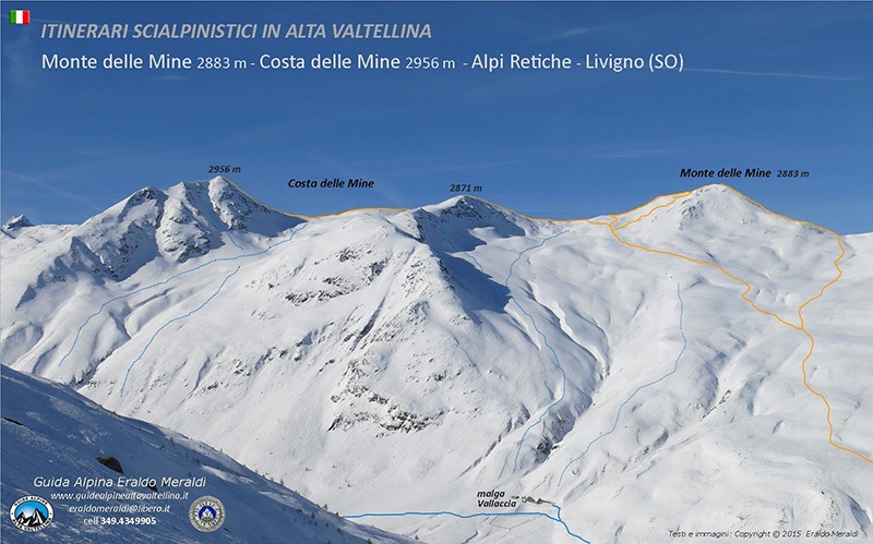 Monte delle Mine, Alta Valtellina