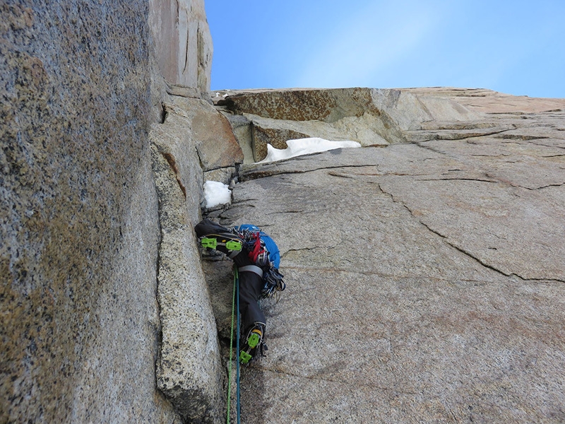 Psycho Vertical, Torre Egger, Patagonia