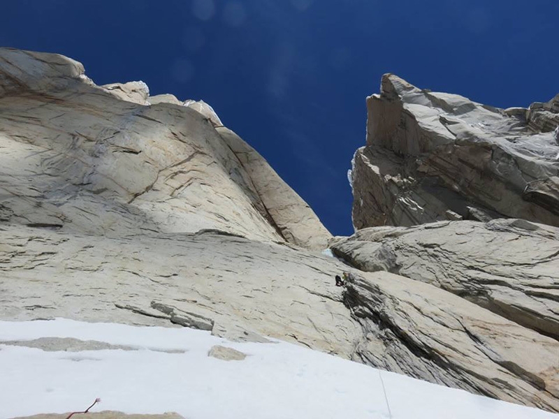 Psycho Vertical, Torre Egger, Patagonia