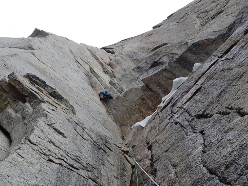 Psycho Vertical, Torre Egger, Patagonia