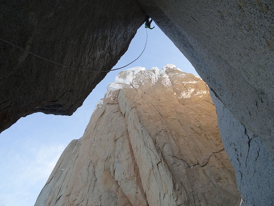 Psycho Vertical, Torre Egger, Patagonia