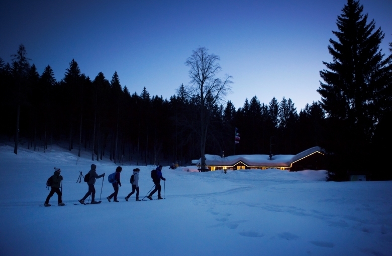 Winter walks to Trentino mountain huts
