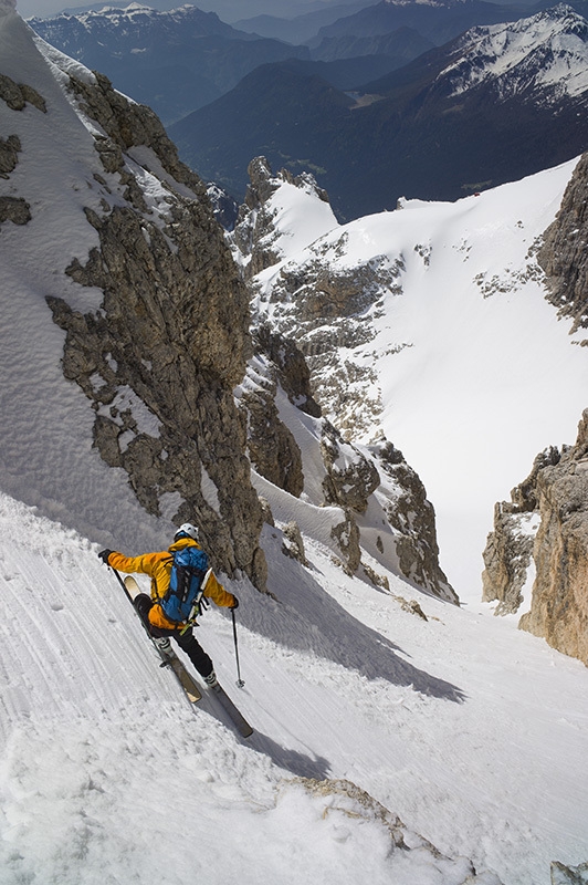 Steep skiing and ski mountaineering. The 3000ers in the Dolomites