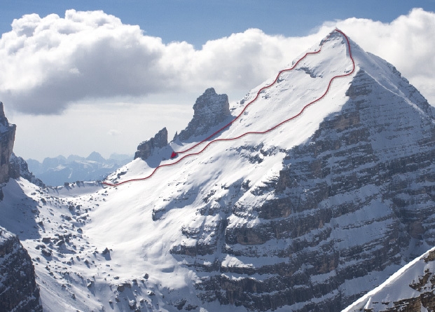 Steep skiing and ski mountaineering. The 3000ers in the Dolomites