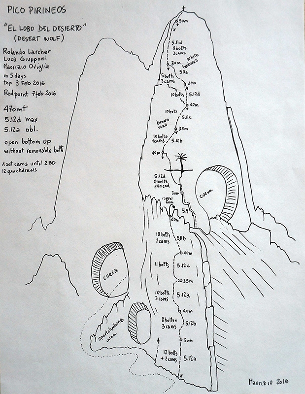 Pico Pirineos, Monterrey, Messico, Rolando Larcher, Maurizio Oviglia, Luca Giupponi