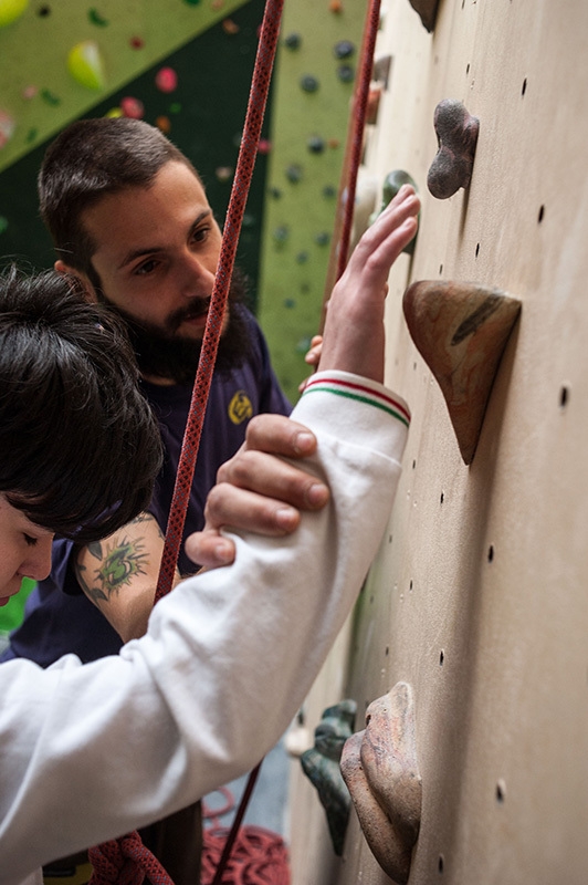 conTatto Verticale - la prima giornata italiana dell’arrampicata per non vedenti