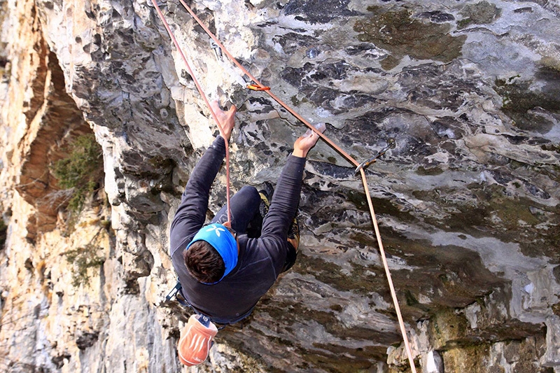 Andrea de Giacometti, Igne, arrampicata