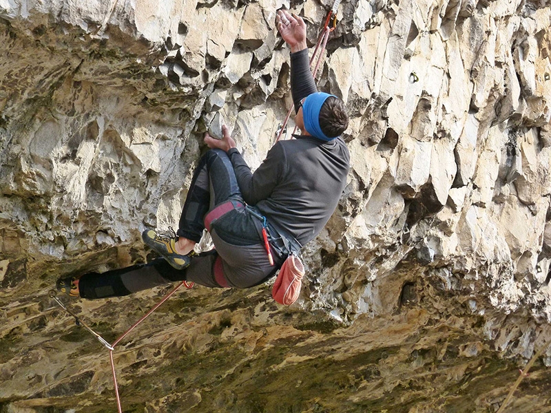 Andrea de Giacometti, Igne, arrampicata