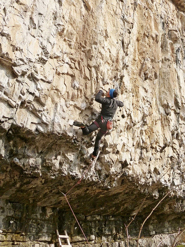 Andrea de Giacometti, Igne, arrampicata