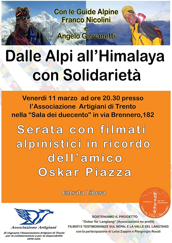 Dalle Alpi all'Himalaya con solidarietà