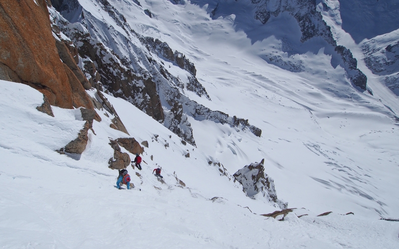 Grande Rocheuse (4102m), Monte Bianco