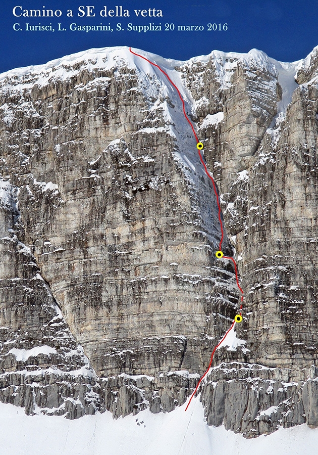 Alpinism: Costone, Velino-Sirente group, Central Apennines