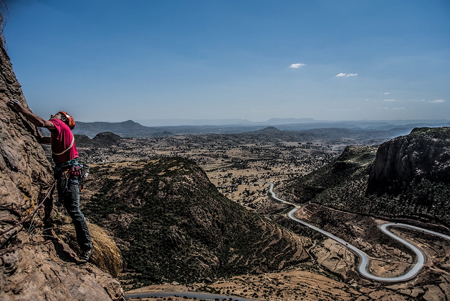 Climbing in Ethiopia, Matteo Colico, Andrea Migliano, Luca Schiera, Matteo De Zaiacomo