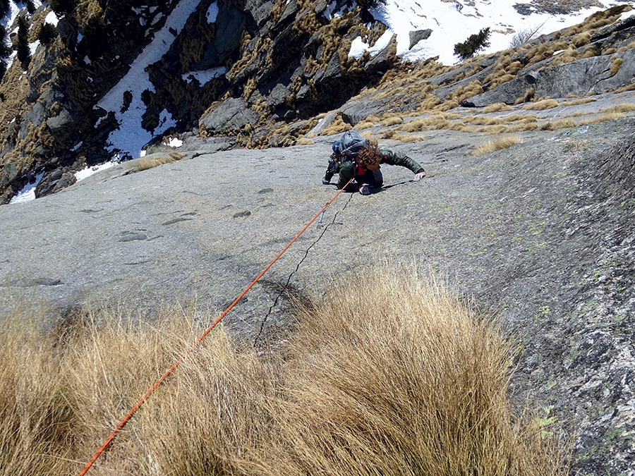 Rock climbing, Val Masino, Delta Minox, Andrea Gaddi, Federica Mingolla, Luca Schiera
