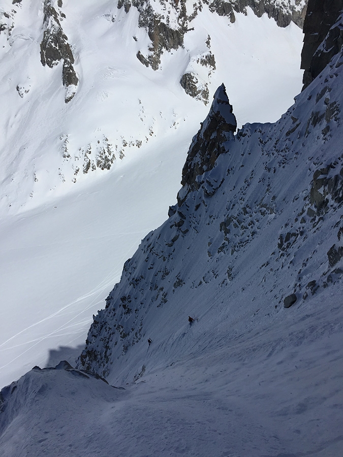 Sci estremo, Les Courtes, Via Austriaca, Monte Bianco