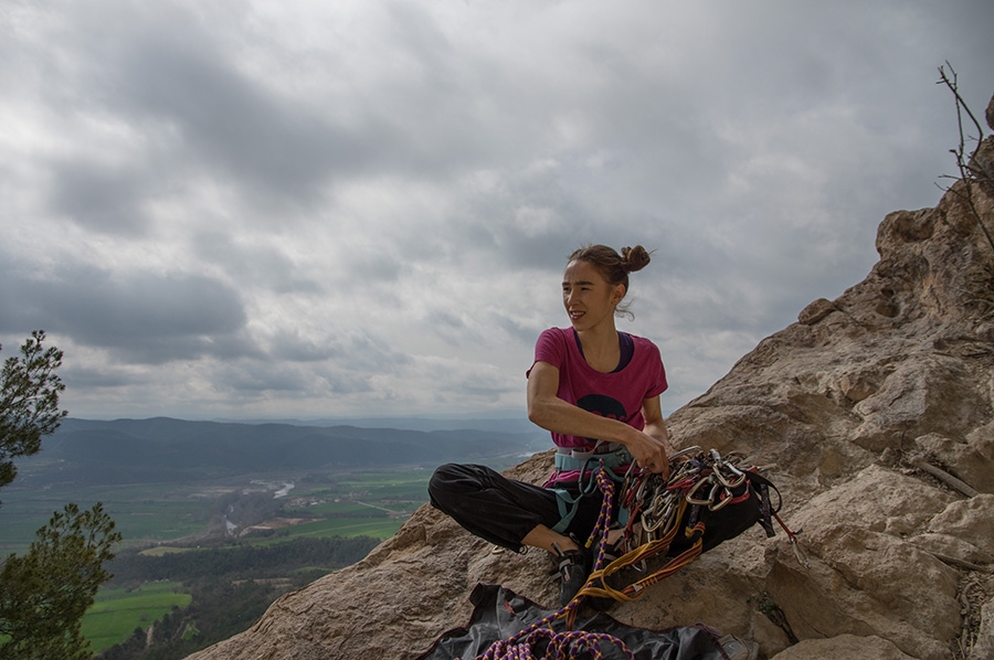 Kajsa Rosén, Oliana, arrampicata sportiva