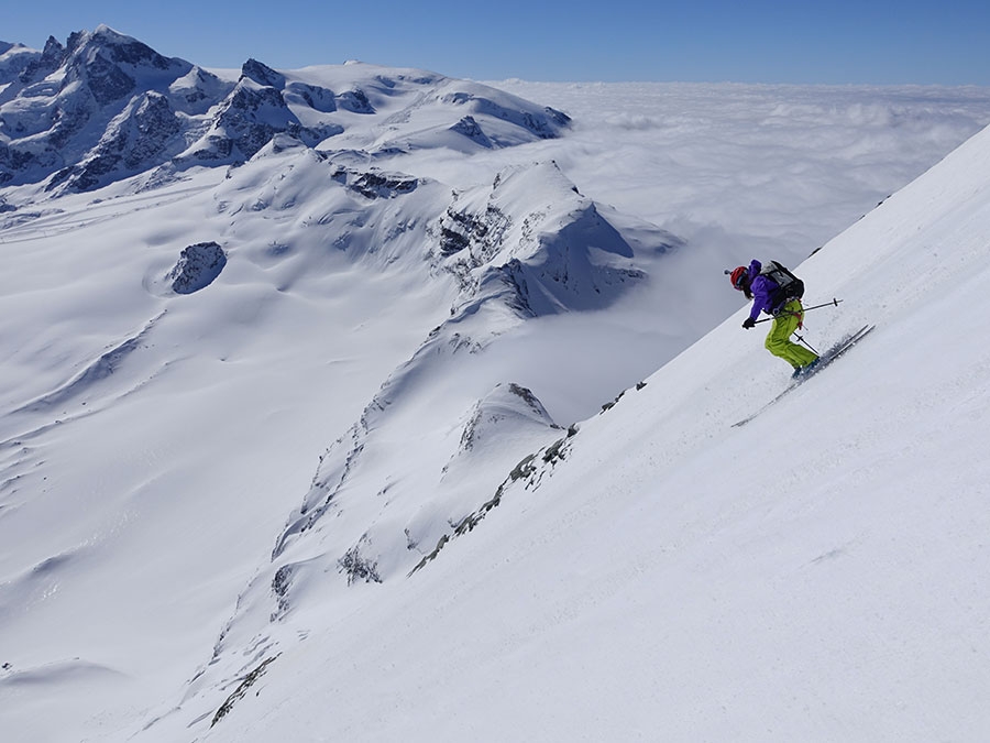 Matterhorn East Face ski descent