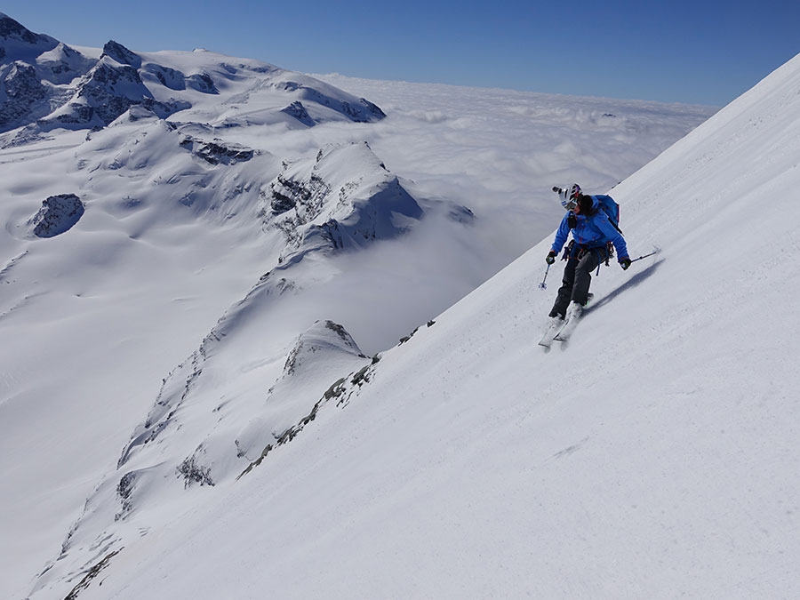 Matterhorn East Face ski descent