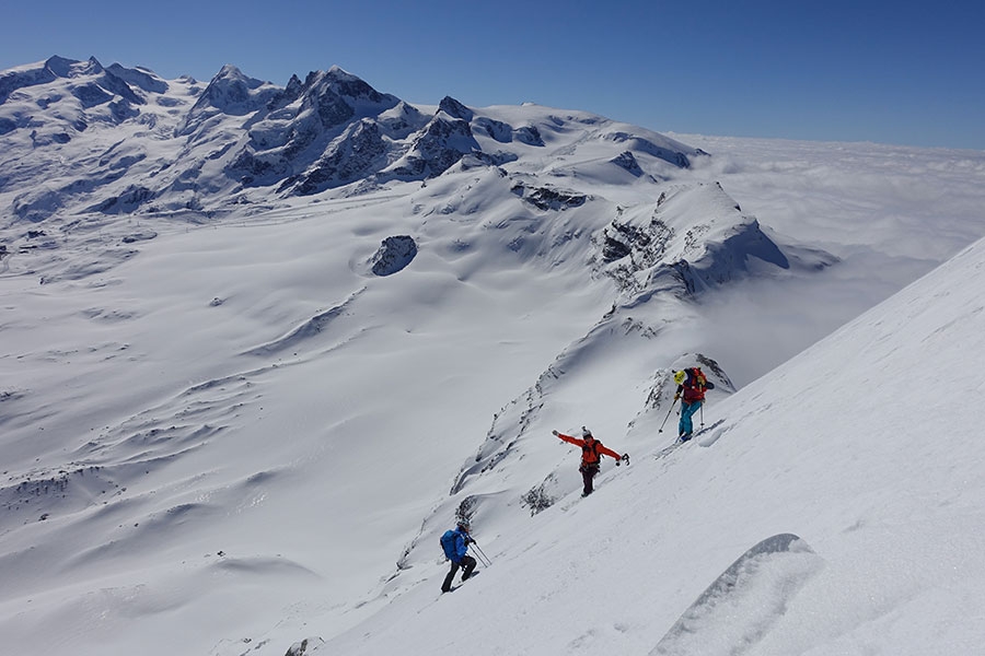 Matterhorn East Face ski descent