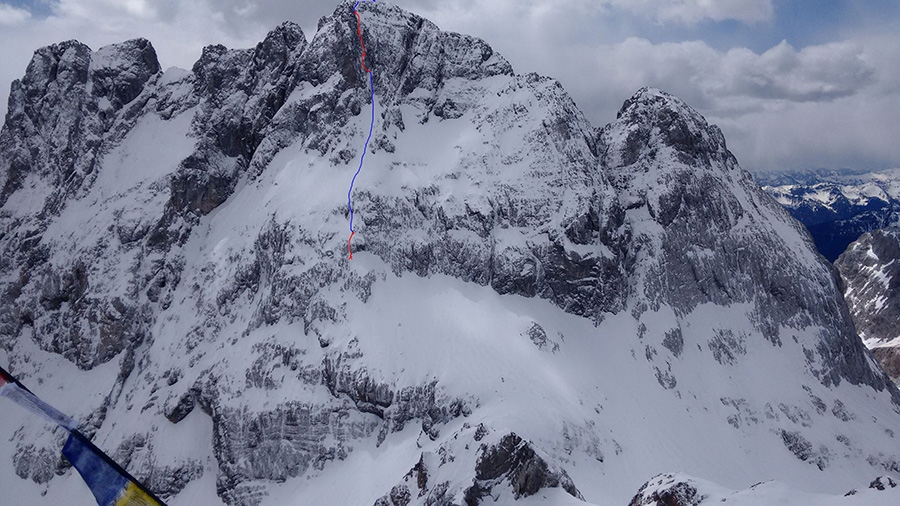 Monte Cogliàns, Alpi Carniche, Mirco Grasso, Claudio Betetto, Luca Iacolettig