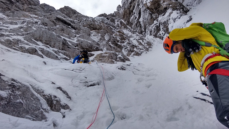 Monte Cogliàns, Carnic Alps, Mirco Grasso, Claudio Betetto, Luca Iacolettig