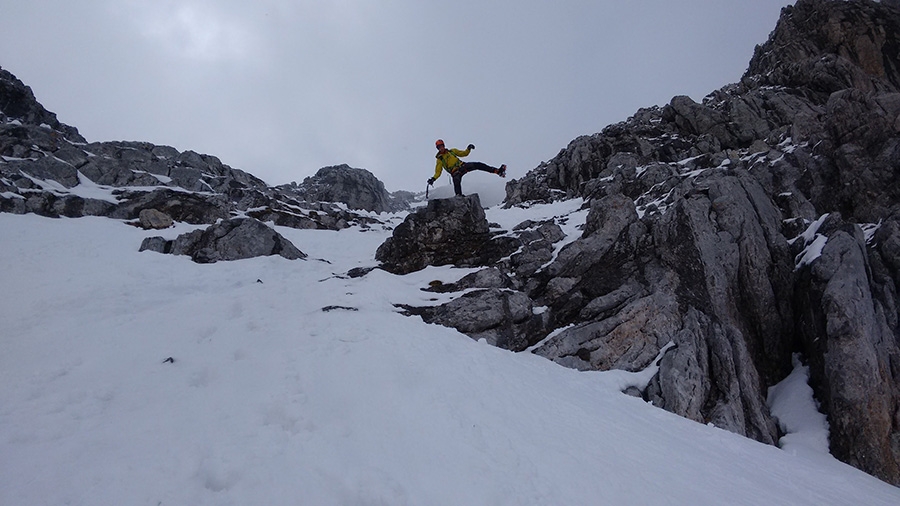 Monte Cogliàns, Carnic Alps, Mirco Grasso, Claudio Betetto, Luca Iacolettig