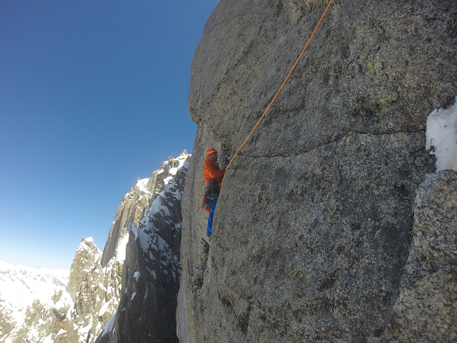 Rognon du Plan, Monte Bianco, alpinismo, Simon Chatelan, Jeff Mercier