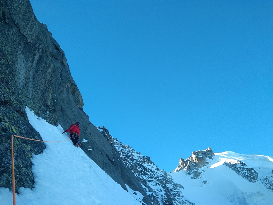 Rognon du Plan, Monte Bianco, alpinismo, Simon Chatelan, Jeff Mercier