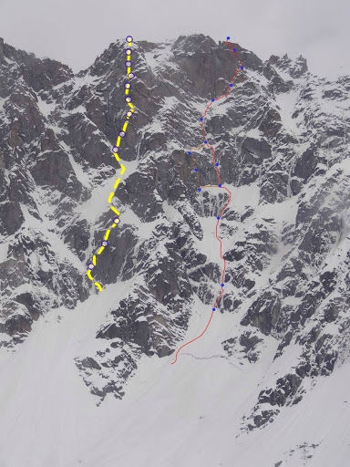 Rognon du Plan, Mont Blanc, alpinism, Simon Chatelan, Jeff Mercier