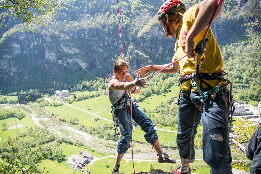 Caroline Ciavaldini, Cadarese, arrampicata