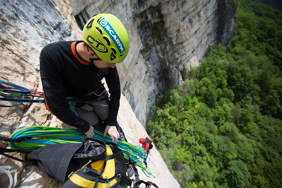 Alessio Roverato, Monte Spitz, Valgadena, climbing