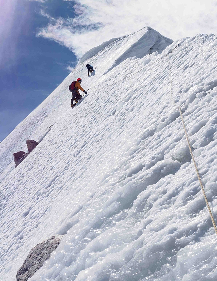 Illampu 2016, Bolivia, Rumi Mallku, Jaqusiri, mountaineering, Enrico Rosso, Pietro Sella, Davide Vitale, Antonio Zavattarelli