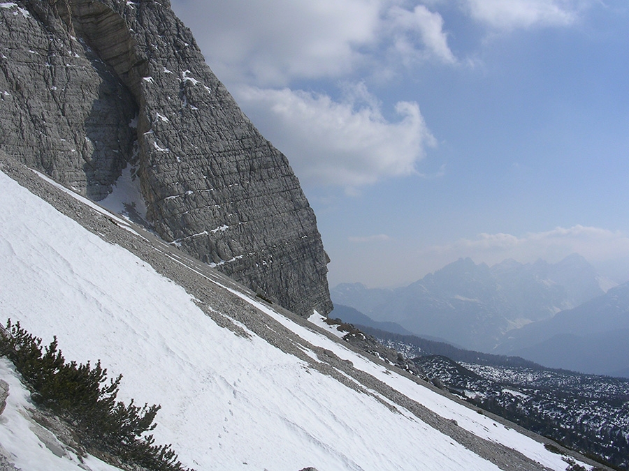Impronte di dinosauri, Pelmo, Dolomiti